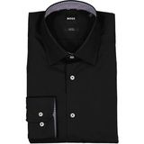 Boss Erkek Poplin Kumaş Dar Kesim Siyah Gömlek 50519859-001 - 41