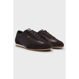 Boss Erkek Rahat Taban Marka Logolu Bağcıklı Kahverengi Sneaker 50568463-202