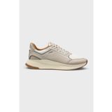 BOSS Erkek Rahat Yüksek Taban File ve Deri Karışımlı Bej Sneaker 50548717-263
