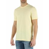 BOSS Erkek Regular Fit, Bisiklet Yaka, Kısa Kollu T-Shirt, Sarı, M Beden