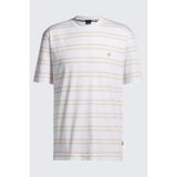 Boss Erkek Regular Fit Bisiklet Yaka Marka Logolu Beyaz-Turuncu T-Shirt 50520298-101 - 3XL