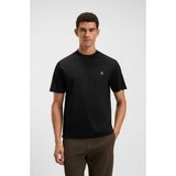 Boss Erkek Regular Fit Bisiklet Yaka Marka Logolu Siyah1 T-Shirt 50520298-002 - 3XL