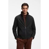 Boss Erkek Regular Fit Dik Yaka Uzun Kollu Siyah Ceket 50564263-001 - 52
