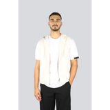 Boss Erkek Regular Fit Kapüşonlu Fermuarlı Ekru Ceket 50543587-131 - 48