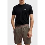 Boss Erkek Regular Fit Kısa Kol T Shirt % 95 Pamuk Siyah Günlük Tarz 50506373 001 - XL