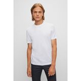 Boss Erkek Regular Fit Kısa Kollu Düz Bisiklet Yaka Beyaz T-Shirt 50468347-100 - 2XL