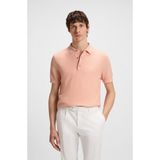 Boss Erkek Regular Fit Kısa Kollu Pamuk Karışımlı Örme Pembe T-Shirt 50543148-683 - 2XL