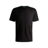 BOSS Erkek Regular Fit Kısa Kollu Yuvarlak Yaka T-Shirt, Siyah, S