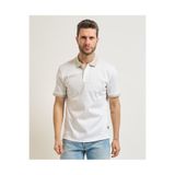 BOSS Erkek Regular Fit Logo Baskılı Kısa Kollu Pamuklu Beyaz Polo Yaka T-Shirt