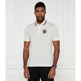 Boss Erkek Regular Fit Monogram Logolu Yaka Detaylı Pamuklu Kısa Kollu Krem Polo Yaka T-Shirt 50532961-118 - Ekru