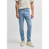 Boss Erkek Regular Fit Normal Bel Düz Paça Denim Mavi Jeans 50540483-439 - 32 / 32