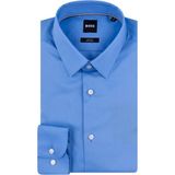 Boss Erkek Regular Fit Pamuklu Uzun Kollu Mavi Gömlek 50533018-430 - 40