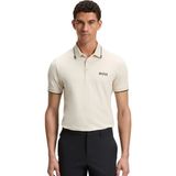 Boss Erkek Regular Fit Polo Yaka Pamuklu Kısa Kollu Krem Polo Yaka T-Shirt 50469102-131 - Ekru