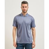 Boss Erkek Regular Fit Yarım Fermuarlı Kısa Kollu Lacivert Polo Yaka T-Shirt 50537954-466 - 4XL