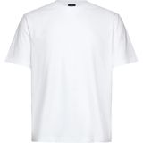 Boss Erkek Regular Fit Yuvarlak Yakalı Logo Işlemeli Pamuklu Kısa Kollu Beyaz T-Shirt 50547971-100 - 3XL