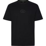 Boss Erkek Regular Fit Yuvarlak Yakalı Logo Işlemeli Pamuklu Kısa Kollu Siyah T-Shirt 50547971-001 - 2XL