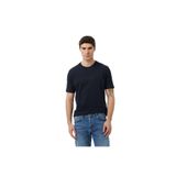 BOSS Erkek Regular Fit Yuvarlak Yakalı Pamuklu Kısa Kollu Lacivert T-Shirt, XL