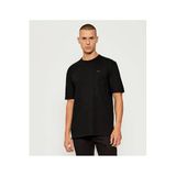 BOSS Erkek Regular Fit Yuvarlak Yakalı%100 Pamuklu Kısa Kollu Siyah T-Shirt, L Beden