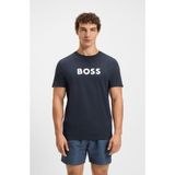 BOSS Erkek Rn Beach_T Shirt, Navy413., L