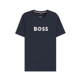 BOSS Erkek Rn Beach_T Shirt, Navy413., XL