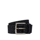 BOSS Erkek Ronnie-Bmono-Sd Sz35 Kemer Süet Deriden Monogram Desenli, siyah 1, 90