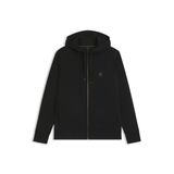 BOSS Erkek Saggy Future Relaxed-Fit kapüşonlu sweatshirt, pamuk karışımı, Double-B-monogramlı, siyah 001 S
