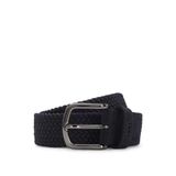 BOSS Erkek Sash-WnE-Sd Sz35 dokuma kemer, deri süslemeli, Koyu Mavi 401, 105