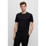 Boss Erkek Siyah Kısa Kollu Siyah T-Shirt 50495728-001 - M