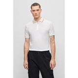 Boss Erkek Slim Fit Polo Yaka Kısa Kol Beyaz Polo Yaka T-Shirt 50486182-100 - 2XL