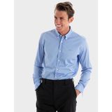 BOSS Erkek Slim Fit Uzun Kollu Logo Desenli Açık Mavi Gömlek -450 50520291