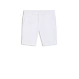 BOSS Erkek Şort_Flat S_Commuter_10.5 İnç 10268853, Beyaz 100, 46