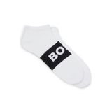 BOSS Erkek spor ayakkabı çorabı (2'li paket), Beyaz 100., 40-46