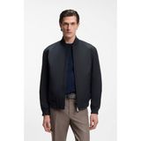 Boss Erkek Su Geçirmez Kumaş Normal Kalıp Bomber Lacivert Ceket 50553642-404
