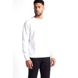 BOSS Erkek Sw_Bisiklet Yaka 10280170 01 Sweatshirt, Beyaz 100, 3XL