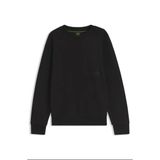 BOSS Erkek Sw_Crewneck 10280170 01 Sweatshirt, Siyah 001, L