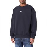 BOSS Erkek sweatshirt, Koyu mavi., 3XL