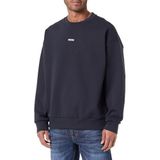 BOSS Erkek sweatshirt, Koyu mavi., L