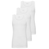 BOSS Erkek Tank Top, 3'lü Paket Classic, Yeni - Beyaz100, XXL
