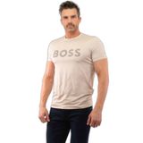 BOSS Erkek Tişört Active 10267204 01 Tişört (1'li paket), 284 Açık Bej, S