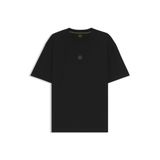BOSS Erkek Tişört Gelecek Pamuk-Jersey Tişört Çift B Monogramlı, siyah, XXL