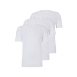 BOSS Erkek Tişört Rn 3p Co Tişört, New - White100, S EU, Yeni - Beyaz100, S