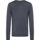 Boss Erkek V Yaka Slim Fit Uzun Kollu Lacivert Kazak 50378576-LACİVERT