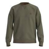 BOSS Erkek Westart Regular-Fit Sweatshirt Pamuklu Terry Logo Yamalı, 342 Açık Yeşil, M