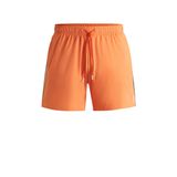BOSS Erkek yüzme şortu, Beachwear mayo, Iconic, 823 Parlak Turuncu, XXL