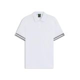 BOSS Erkek Zone Polo Tişört, 100 Beyaz, XL
