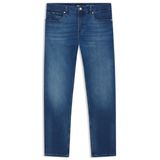 BOSS H-Delaware Delaware Slim-Fit erkek kot pantolon, mavi streç denim