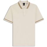 BOSS H Phillipson 202 Erkek Polo Yaka T-Shirt, Beyaz, L Beden