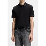 BOSS H Phillipson 202 Erkek Polo Yaka T-Shirt, Siyah, L