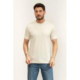 BOSS H Thompson 205 Erkek Bisiklet Yaka T-Shirt, Beyaz, M Beden