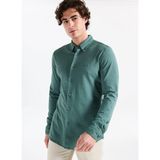 Boss Haki Erkek Düğmeli Slim Fit Gömlek Myjersey